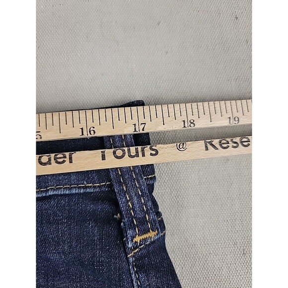 Silver Jeans Mens 33 34x29 Straight Mid Rise  Dark Blue Stretch Authentic EUC - Picture 6 of 13